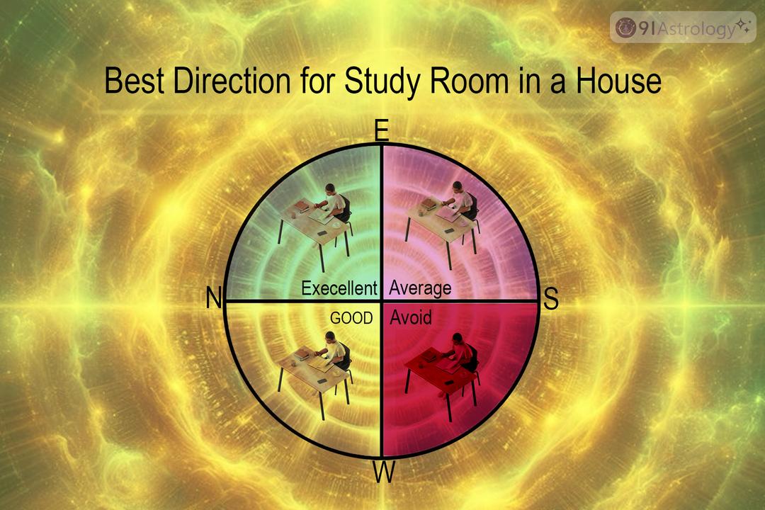 Best Direction for the Study Room in the House